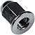 Porca escape C100 Biz 1998 a 2005 Pop100 2007 a 2015 cromada Honda 6mm - Imagem 3
