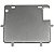 Kit 5 porta placa suporte protetor moldura moto modelo padrão modelo Mercosul 200x170 20x17 em aço - Imagem 2