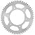 Coroa transmissão CRF150 CRF230 CRF250 CRF450 NXR125 NXR150 NXR160 Bros XRE190 53 dentes competição - Imagem 2