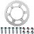 Coroa transmissão CRF150 CRF230 CRF250 CRF450 NXR125 NXR150 NXR160 Bros XRE190 53 dentes competição com prisioneiros - Imagem 1