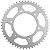 Coroa transmissão CRF150 CRF230 CRF250 CRF450 NXR125 NXR150 NXR160 Bros XRE190 51 dentes competição com prisioneiros - Imagem 3
