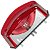 Lanterna traseira completa com lâmpada YBR125 2006 a 2008 vermelha - Imagem 2