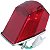 Lanterna traseira completa com lâmpada XTZ125 XTZ250 Lander 2006 a 2008 vermelha - Imagem 2