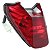 Lanterna traseira completa com lâmpada CG150 Titan Sport 2004 a 2008 CG125 Fan NXR125 NXR150 Bros 2009 a 2015 - Imagem 3