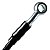 Flexível de freio dianteiro aeroquip malha ferro competição CRF230 CRF250 CRF250F XR200 XR250 Tornado XRE300 TTR230 - Imagem 4