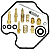 Kit reparo do carburador CG125 Fan 2009 a 2015 - Imagem 1