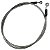 Flexível de freio dianteiro aeroquip malha ferro competição NXR150 NXR160 Bros - Imagem 5