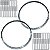 Aro de roda dianteiro e traseiro tambor 18x160 18x185 CG125 CG150 CG160 Fan Titan Start Sport com raios - Imagem 1