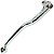 Manete de freio a disco embreagem YBR125 Factor XTZ125 2000 a 2016 cromado - Imagem 4