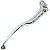 Manete de freio a disco embreagem YBR125 Factor XTZ125 2000 a 2016 cromado - Imagem 2