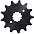 Pinhão de transmissão relação 13 dentes CB250F CBX250 Twister XR250 Tornado CB300F Twister XRE300 Sahara CRF250 CRF250F - Imagem 7