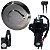 Kit conjunto travas chave ignição CBX250 Twister XR250 Tornado 2001 a 2008 contato tampa do tanque 3 peças - Imagem 1