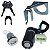 Kit conjunto travas chave ignição C100 Biz 2002 a 2005 trava banco 2 peças - Imagem 1