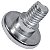 Parafuso Phillips especial cromado M6X12 tampa lateral direita CG125 CG150 CG160 2009 em diante - Imagem 2