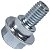 Parafuso Phillips especial cromado M6X14 tampa lateral esquerda CG125 CG150 CG160 2009 em diante - Imagem 2