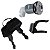 Trava da tampa carenagem lateral banco Biz100 Biz110 Biz125 2006 a 2017 NX400 Falcon CB300F Twister 23/ com chave - Imagem 1
