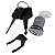 Trava da tampa carenagem lateral banco Biz100 Biz110 Biz125 2006 a 2017 NX400 Falcon CB300F Twister 23/ com chave - Imagem 1