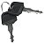 Trava da tampa carenagem lateral banco C100 Biz 1998 a 2005 com chave - Imagem 5