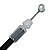 Trava da tampa carenagem lateral banco C100 Biz 1998 a 2005 com chave e cabo - Imagem 5