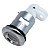 Trava da tampa carenagem lateral banco C100 Biz 1998 a 2005 com chave e cabo - Imagem 2