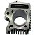 Kit motor cilindro completo anel de 50CC para 75CC Shineray Jet50 Phoenix XY49 XY50 Traxx Jonny Dafra Bravax Bull - Imagem 4