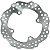 Disco de freio traseiro CRF250F NXR160 Bros XRE190 XRE300 NX400 Falcon CB600F Hornet CBR450SR DR160 - Imagem 2