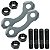 Kit parafusos prisioneiros coroa XTZ125 2003 a 2016 com porca - Imagem 1