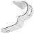 Abraçadeira braçadeira mangueira flexivel guia freio traseiro CRF250 CRF250F - Imagem 3