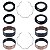 Kit bucha interna externa atrito deslizante do garfo bengala CBX250 Twister CB500 97/08 CB300R trava retentor guarda pó - Imagem 2