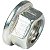 Porca M10 sextavada com flange chave 14 - Imagem 3
