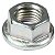 Porca M10 sextavada com flange chave 14 - Imagem 1