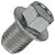 Bujão cárter óleo CG125 CG150 CG160 YBR125 CRF250F todos os modelos M8x12 - Imagem 1
