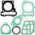 Jogo kit de juntas superior do motor Kit A YS150 Fazer YBR150 YBR125I Factor XTZ150 Crosser - Imagem 1