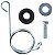 Mola kit reparo retentor pedal partida externo CG125 Fan Titan Today Turuna ML125 XLS125 1977 a 2008 - Imagem 1