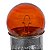 Lâmpada do pisca 12V 10W laranja com soquete CG125 77/99 CG150 CG160 Fan Titan 14/ NXR150 NXR160 Bros XR250 Tornado Pop - Imagem 3