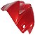 Tampa capa carenagem do painel dianteira farol Shineray Jet49 Jet50 Jet125 2012 a 2020 vermelho - Imagem 3