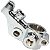 Manicoto de embreagem esquerdo YBR125 YBR150 Factor RD135 YS150 Fazer cromado - Imagem 2