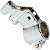 Manicoto de embreagem esquerdo YBR125 YBR150 Factor RD135 YS150 Fazer cromado - Imagem 1
