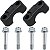 Kit 2 abraçadeira presilha do guidão superior CBX150 Aero CBX200 Strada CG125 Fan Titan 1977 a 2008 Today Turuna ML125 - Imagem 1