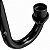 Curva escape escapamento descarga motor preto XTZ125 2003 a 2016 - Imagem 5