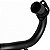 Curva escape escapamento descarga motor preto NXR125 NXR150 Bros 2003 a 2008 - Imagem 2