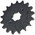 Pinhão de transmissão relação 17 dentes 428 YS150 Fazer YBR150 Factor XTZ150 Crosser YBR125I Factor Durag - Imagem 2