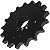 Pinhão de transmissão relação 17 dentes 428 YS250 FZ250 Fazer 2006 em diante XTZ250 Lander 2007 a 2008 Durag - Imagem 9