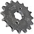 Pinhão de transmissão relação 16 dentes 428 YS150 Fazer YBR150 Factor XTZ150 Crosser YBR125I Factor Durag - Imagem 5