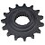 Pinhão de transmissão relação 15 dentes 428 YS250 FZ250 Fazer 2006 em diante XTZ250 Lander 2007 a 2008 Durag - Imagem 3