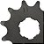 Pinhão de transmissão relação 11 dentes 428 YS150 Fazer YBR150 Factor XTZ150 Crosser YBR125I Factor Durag - Imagem 2
