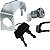 Kit suporte trava suporte fechadura do banco Pop100 2007 a 2015 - Imagem 1