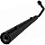 Escape escapamento descarga preto Biz125 2006 a 2010 com proteção - Imagem 3