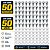 Kit 50 bujão cárter óleo CG125 CG150 CG160 YBR125 CRF250F Bros ML125 RD135 todos os modelos com arruela de alumínio - Imagem 2