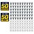 Kit 50 bujão cárter óleo CG125 CG150 CG160 YBR125 CRF250F Bros ML125 RD135 todos os modelos com arruela de alumínio - Imagem 1